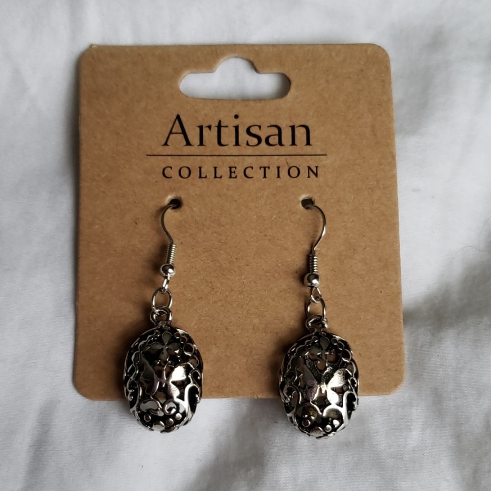 BNWT Sterling Silver Artisan Earrings